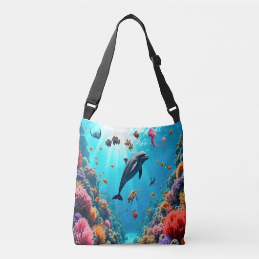 Ocean Wonders Coral Reef Tote Bag (Voorkant)