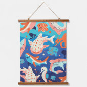 Ocean Wonders Hangend Wandkleed (Voorkant)