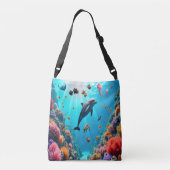 Ocean Wonders Koraalrif Tote Tas (Achterkant)