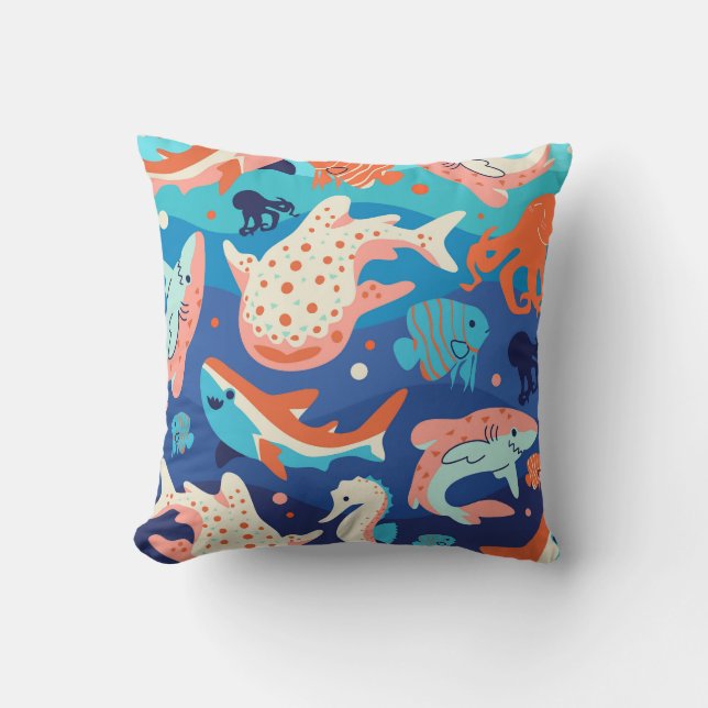 Ocean Wonders Kussen (Voorkant)