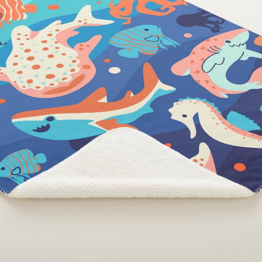 Ocean Wonders Sherpa Deken (3/4)