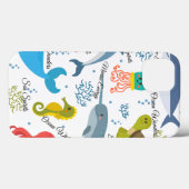 Ocean Wonders Zee Life Ocean Creatures Pattern Case-Mate iPhone Case (Achterkant (horizontaal))