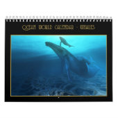 Ocean World Calendar - Walvissen Kalender (Hoes)