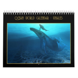Ocean World Calendar - Walvissen Kalender