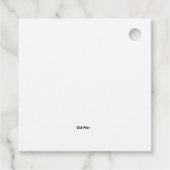 Ocean World, onder het Zee, nicht Bedankjes Labels (Achterkant)