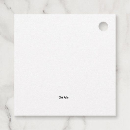 Ocean World, onder het Zee, nicht Bedankjes Labels (Achterkant)