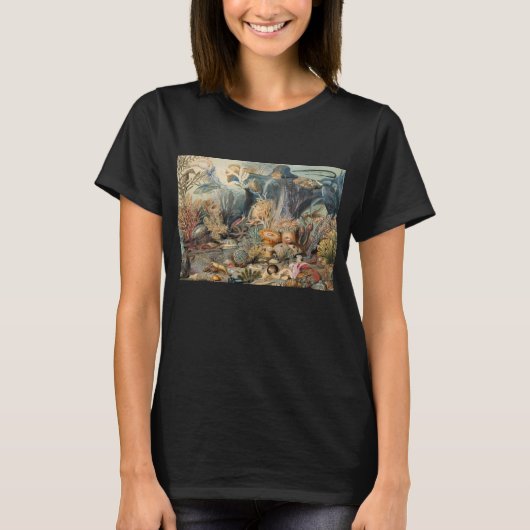 Ocean World, Under the Sea, Nautical  T-shirt (Voorkant)
