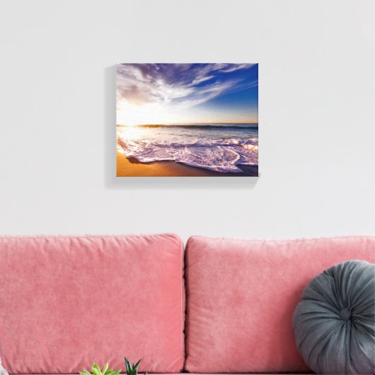 Ocean Wrapped Canvas (Insitu (Woonkamer))