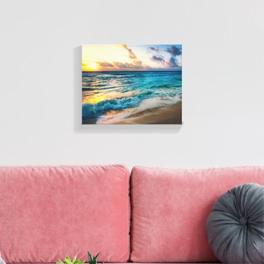 Ocean Wrapped Canvas Afdruk (Insitu (Woonkamer))