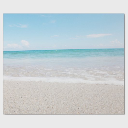 Ocean Wrapping Paper Beach bruiloft Oceaan in het  Cadeaupapier (Vlak)