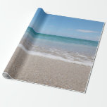 Ocean Wrapping Paper Beach Wedding Ocean I Natural Cadeaupapier<br><div class="desc">Ocean Wrapping Paper - Beach Destination Wedding - Ocean I Natural</div>