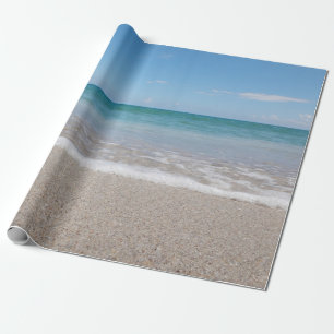 Ocean Wrapping Paper Beach Wedding Ocean I Natural Cadeaupapier