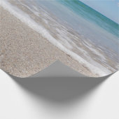 Ocean Wrapping Paper Beach Wedding Ocean I Natural Cadeaupapier (Hoek)