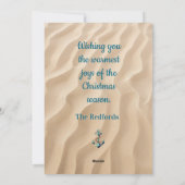 Ocean Wreath JOY kerstkaart (Achterkant)