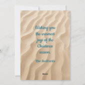 Ocean Wreath JOY kerstkaart (Achterkant)