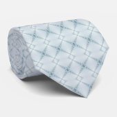 Ocean X Fractal Blue Lace - Necktie Stropdas (Opgerold)