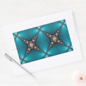 Ocean X Fractal Design Rechthoekige Sticker (Envelop)
