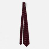 Ocean X Fractal Merlot - Necktie Stropdas (Achterkant)