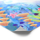 Ocean Zee Animals Colorful Birthday Baby Poster (Hoek)