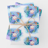 Ocean Zee Animals Party Inpakpapier Vel (In situ)