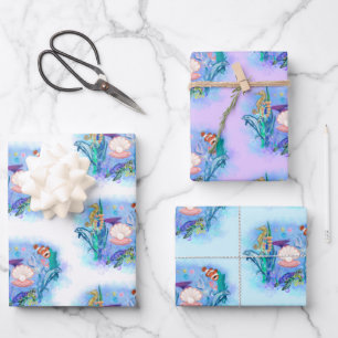 Ocean Zee Animals Party Inpakpapier Vel