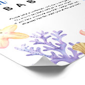 Ocean zee Animals - Zeg niet baby Poster (Hoek)