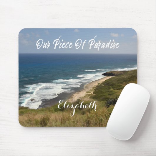 Ocean Zee Beach Natuur Paradise personaliseren Muismat (Met muis)