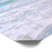 Ocean Zee Beach Sky Natuur Pastel Poster (Hoek)