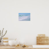 Ocean Zee Beach Sky Natuur Pastel Poster (Keuken)