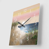 Ocean Zee Beach Uitzicht 285 Vierkante Klok (Hoek)