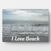 Ocean Zee Beach Water Foto Citaat Typografie Cool Fotoplaat (voorkant)