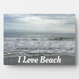 Ocean Zee Beach Water Foto Citaat Typografie Cool Fotoplaat