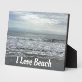 Ocean Zee Beach Water Foto Citaat Typografie Cool Fotoplaat (Zijkant)