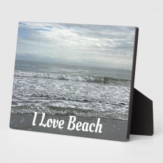 Ocean Zee Beach Water Foto Citaat Typografie Cool Fotoplaat (Zijkant)