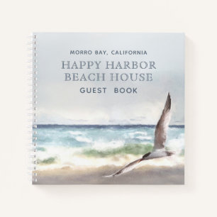 Ocean Zee Bird Beach Vacation Rental Guest Book Notitieboek