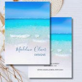 Ocean Zee Blue Scene Earring Display Visitekaartje
