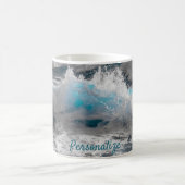 Ocean Zee Crashing Waves Crest Personaliseren Koffiemok (Center)