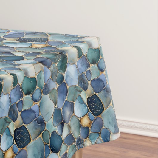 Ocean Zee Glass in goud Tafelkleed (Voorbeeld)