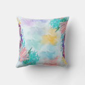 Ocean Zee Kleurrijke Schattigee baby Octopus Gift Kussen (Achterkant)