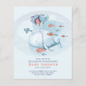 Ocean Zee Life BABY SHOWER Blue Whale (Voorkant)