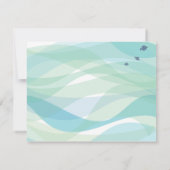 Ocean Zee Life Bat Mitzvah Uitnodigingskaart RSVP Kaartje (Achterkant)