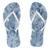 Ocean Zee Life Blue Beach Teenslippers (Voetbed)