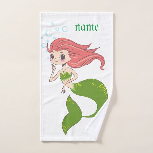 Ocean Zee Life Cute Fish Pattern Specified Kinder Bad Handdoek (Handdoek)