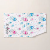 Ocean Zee Life Cute Jellyfish Aangepaste Kinderen Bad Handdoek (Handdoek)