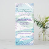Ocean Zee Life Menu Dinner Card (Staand voorkant)
