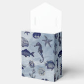 Ocean Zee Life Nautical Seashells Beach Weddenscha Bedankdoosjes (Geopend)