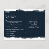 Ocean Zee Life nautische zeeschelpen strand RSVP Uitnodiging Briefkaart (Achterkant)