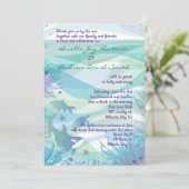 Ocean Zee Life Weddenschap Kaart (Staand voorkant)