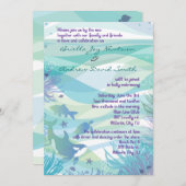 Ocean Zee Life Weddenschap Kaart (Voorkant / Achterkant)