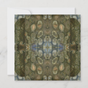 Ocean Zee Marine Sediment Gemstone Boxed Pattern Feestdagenkaart